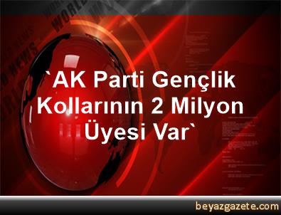 AK Parti Gençlik Kollarının 2 milyon üyesi var AK Parti Gençlik Kollarının 2 milyon üyesi var